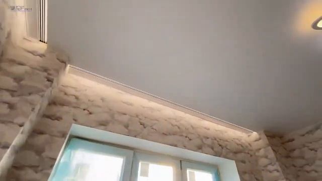 Матовый натяжной потолок с подсветкой в детской смотреть онлайн