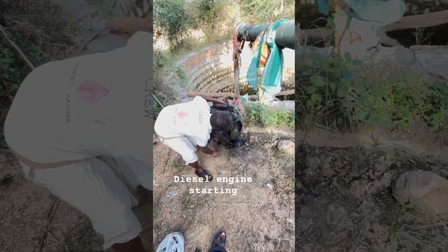 Diesel engine starting #kirloskar смотреть онлайн