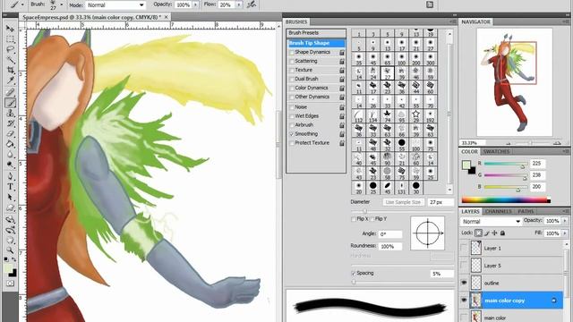 Speed Drawing of Sakura, Space Empress смотреть онлайн