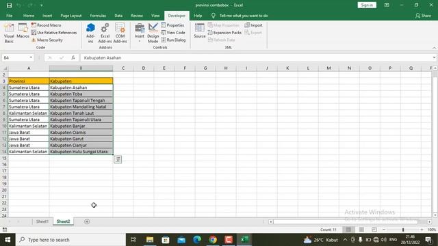 Tutorial VBA Macro Excel #24 Combobox Bertingkat смотреть онлайн