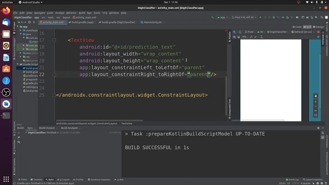 Tensor Flow lite model Digital Classifier in Android studio tutorial смотреть онлайн
