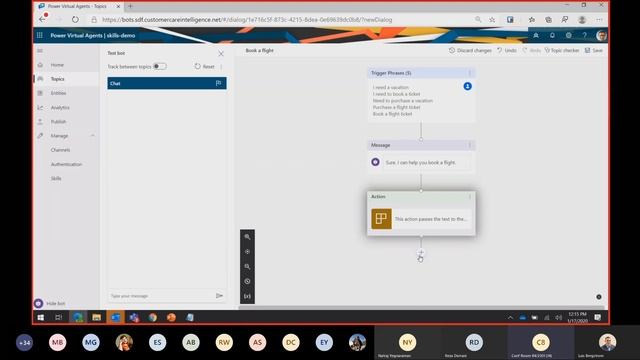 Microsoft Power Virtual Agents integration with Azure Bot Framework Skills смотреть онлайн
