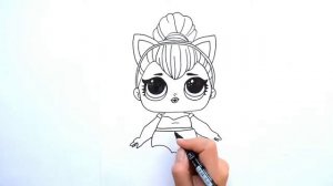 Как нарисовать куклу лол