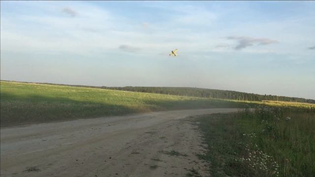 Посадка малыша EDGE-540 EPP в руку. смотреть онлайн