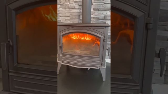 Чугунная датская печь-камин Dovre 760wd. Современный отопительный прибор в классическом дизайне. смотреть онлайн