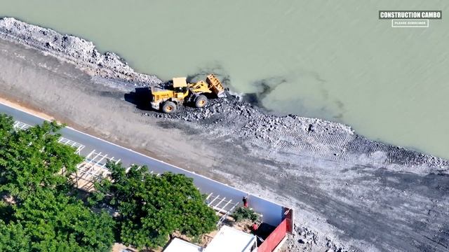 Part 438| OMG! Sliding Land Sinking! Only 10m left, Fill Up Achieve 88% with WheelLoader push rock смотреть онлайн