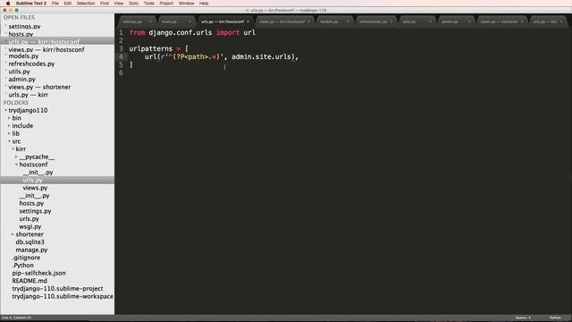 Try Django 1.10 - 24 of 40 - Using Django Hosts for Subdomain Handling смотреть онлайн