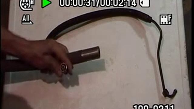 Рестоврация шланга высокого давления для ГУР Mercedes W126-500 SEL.