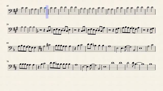 Baritone-Baritone by David Bowie arr. Lawson смотреть онлайн