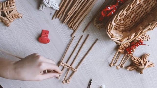 мастер-класс по изготовлению плетёной новогодней игрушки в технике 