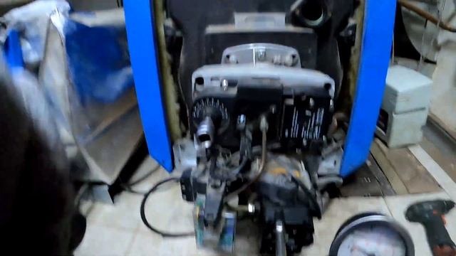 Замена форсунки на дизельном котле Buderus G 215, и горелка Cuenod NC 9 смотреть онлайн