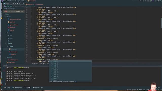 Ionic intro | S02E17 | Ionic responsive grid part II смотреть онлайн