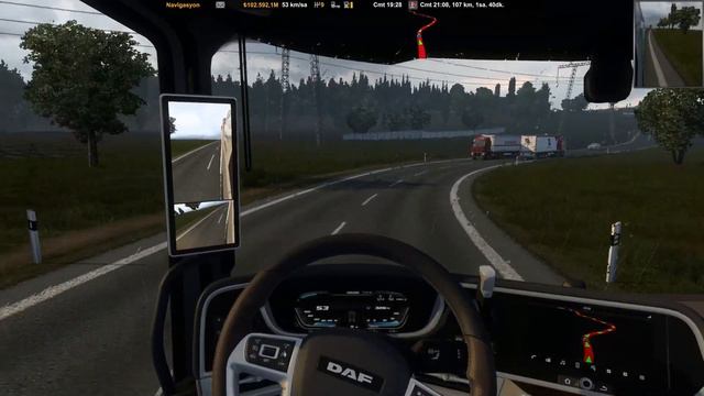 ETS 2 LİNZ-PRAG NAKLİYE SEFERİ DAF XF ÇEKİCİ смотреть онлайн