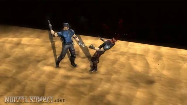 Mortal Kombat (2011) - Playstation 3 & Xbox 360 - Stryker - Fatality 1 смотреть онлайн