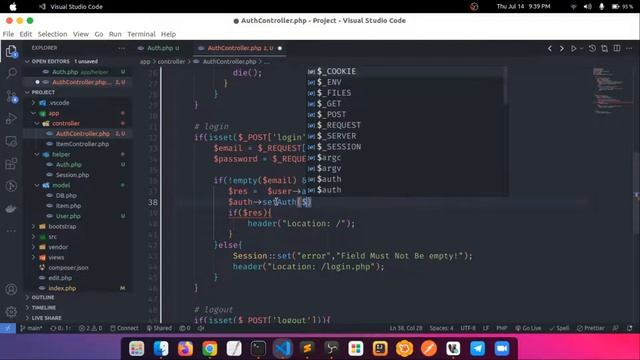 56. Project 10 MiddleWare | Project Page Redirection смотреть онлайн