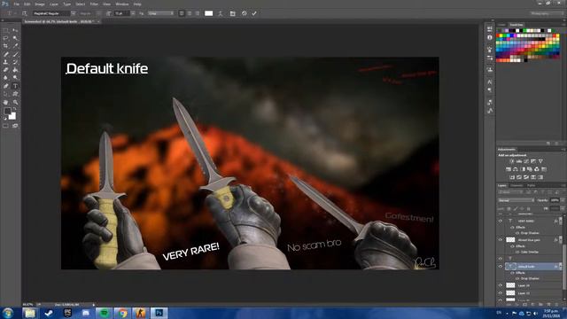 Counter Strike: Global Offensive DEFAULT KNIFE EDIT смотреть онлайн
