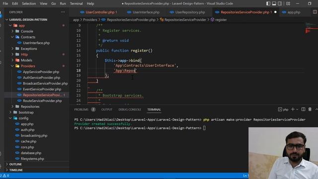 (04) How to Call Interface method in Laravel Controller | Repository Pattern in Laravel смотреть онлайн