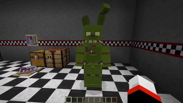 Fnaf mod update 3.0! SpringTrap comes to Minecraft! смотреть онлайн