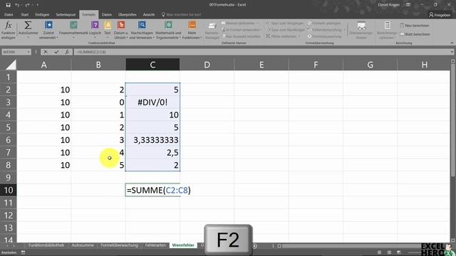 Excel WENNFEHLER Funktion смотреть онлайн