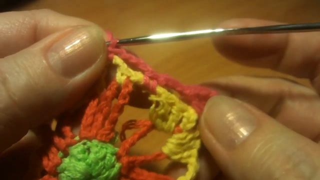 Пятиугольный мотив Pentagonal motif Crochet смотреть онлайн
