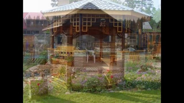 Оформление беседки своими руками фото смотреть онлайн