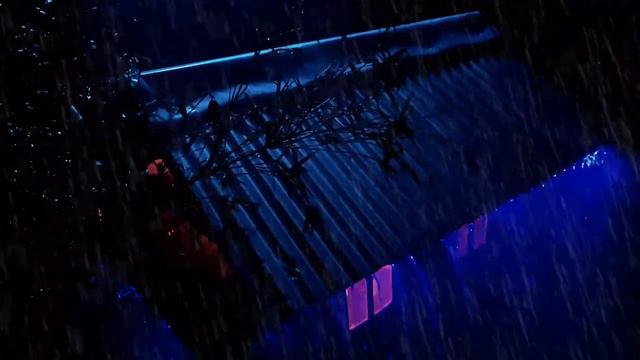 🔴Deep Sleep Instantly with Heavy Rain & Roaring Thunderstorm Sounds on Tin Roof in Forest at Night смотреть онлайн