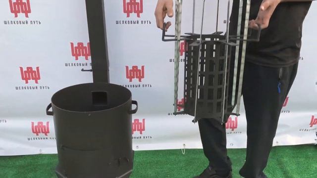 Вертикальный мангал для печи смотреть онлайн