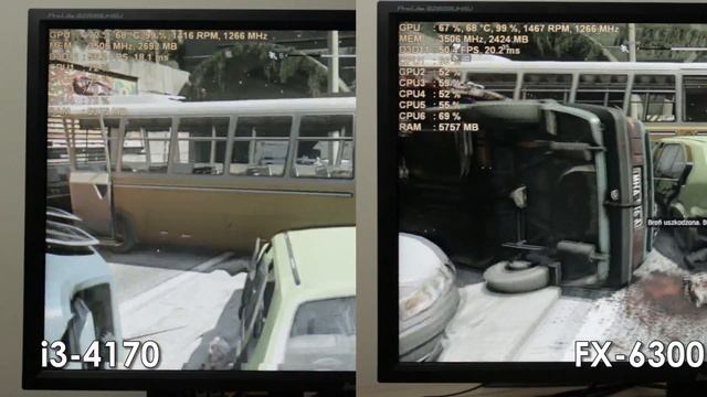 Test AMD vs Intel - i3-4170 kontra FX-6300 | смотреть онлайн