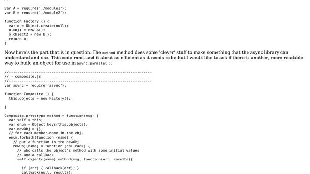 Code Review: Creating an async consumable object in Node смотреть онлайн