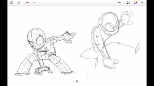 drawing spiderman comic version in photoshop 2023 tutorial смотреть онлайн