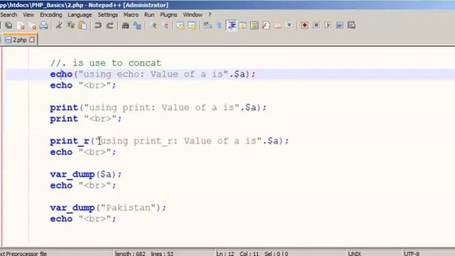 3/18- PHP - Data Types, Utility functions - Urdu/Hindi смотреть онлайн