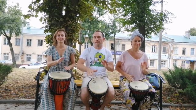 Samba reggae rhythm | djembe groove смотреть онлайн