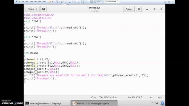 Thread Id Comparison | thread_equal | Operating System Lab смотреть онлайн