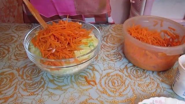 САЛАТ С КОРЕЙСКОЙ МОРКОВЬЮ И ОГУРЦОМ РЕЦЕПТ САЛАТА смотреть онлайн