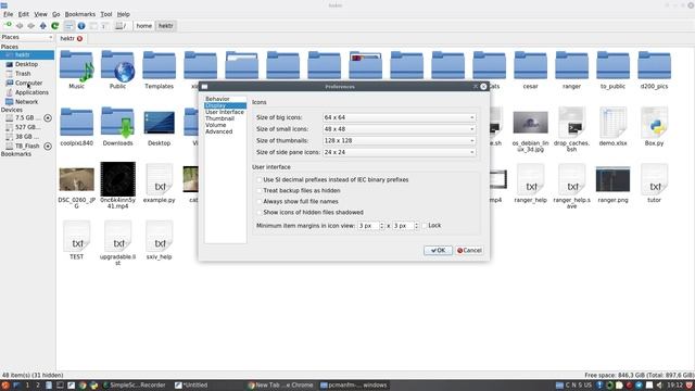 LXQT. Файловый менеджер