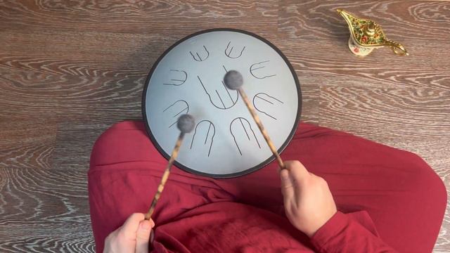 Игра на Глюкофоне палочками. Разминка. Ритмы. Технические упражнения для глюкофона.