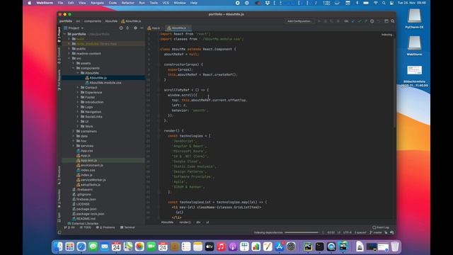 WebStorm JavaScript IDE on Apple MacBook Pro 13" M1 in 4K смотреть онлайн