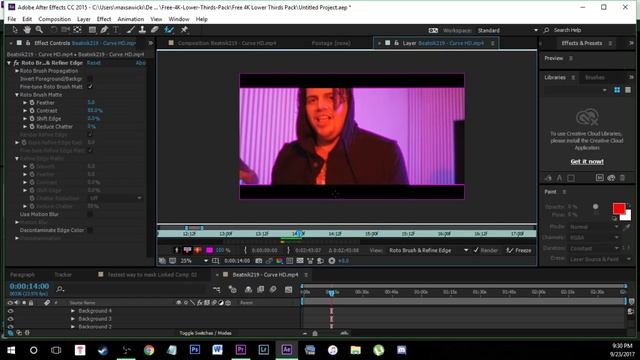 SUPER FAST WAY TO MASK | After Effects Tutorial (Rotoscoping) смотреть онлайн