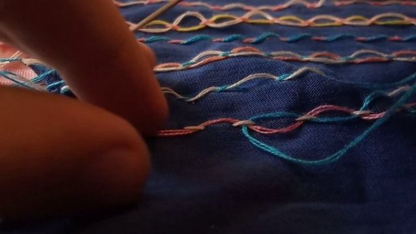 Шов " шнурок" видеоурок