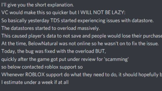 MAN I REALLY WANTED TO PLAY THIS GAME BUT ROBLOX PUT IT UNDER REVIEW!!! смотреть онлайн