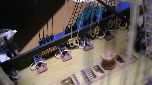 TIPS & TRICKS PLASTIC SAIL SHIP MODEL BUILDER.USS Constitution Frigate revell Part 05 смотреть онлайн