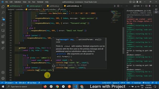 Multi vendor ecommerce MERN Stack Socket io stripe connect create middleware and routes manage #9 смотреть онлайн
