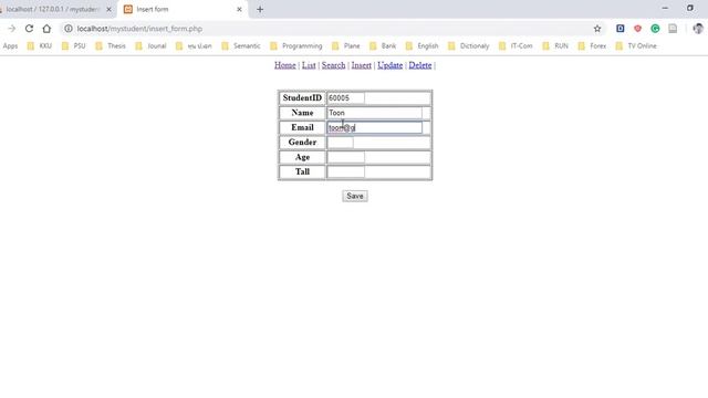 Assignment PHP MySQL (Insert, Delete, Update, Search) смотреть онлайн