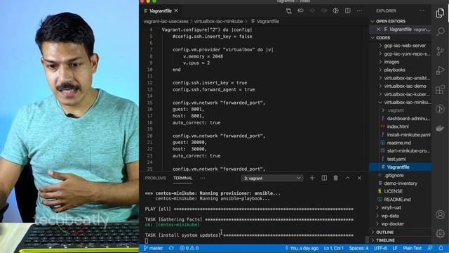 Deploy Minikube Using Vagrant and Ansible on VirtualBox - Infrastructure as Code | techbeatly смотреть онлайн