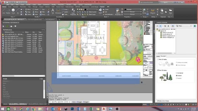Autocad: Planting Plan Update for Staff Villa Compound смотреть онлайн