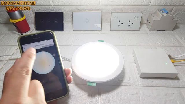 Đèn led Downlight zigbee Tuya 3 màu có dimmer - Smart Life. смотреть онлайн