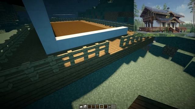 Как построить красивый дом в Minecraft [Японский дом] смотреть онлайн