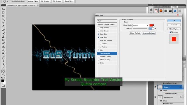 #5 Efeito Abstrato no Fundo do Texto PhotoShop CS5 смотреть онлайн