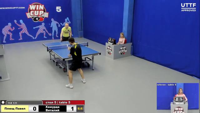 08:30 Плющ Павел 3-1 Хамурда Виталий стол 5 ЮГ-2 31.03.21 смотреть онлайн