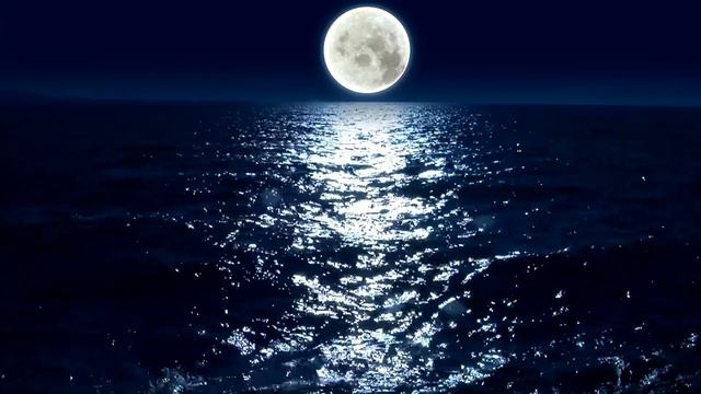 Лунная дорожка,джаз,луна и море,прекрасная атмосфера и музыка для отдыха и сна смотреть онлайн